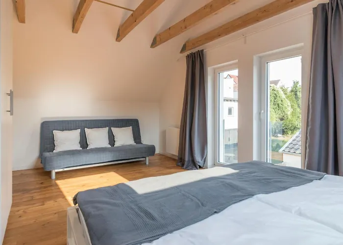 בית נופש Brunnenhaus Land-idylle In Der Stadt מיינץ